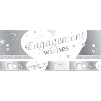 Engagement Party Foil Banner - 9ft