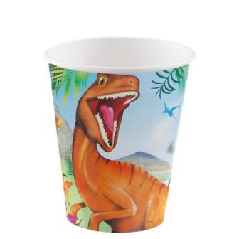 Dinosaur Adventure Paper Cups - 255ml