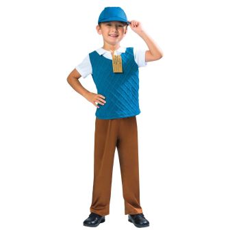 Evacuee Boy Costume - Age 9-10 Years