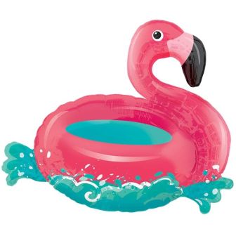 Splash Flamingo Foil Supershape Balloon - 30"