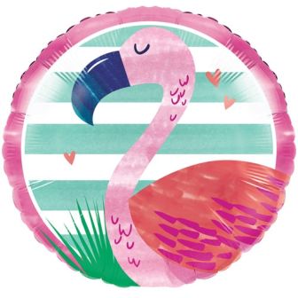 Pink Flamingo 18" Foil Balloon