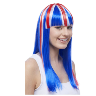 Union Jack Glamourama Wig