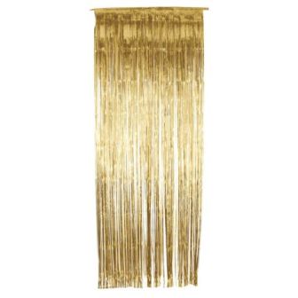 Gold Shimmer Curtain