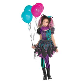 Haunted Harlequin Teen Costume- Age 8-10 Years