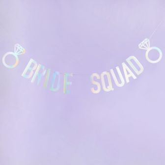 Hootyballoo Bride Squad Letter Banner - 2m long