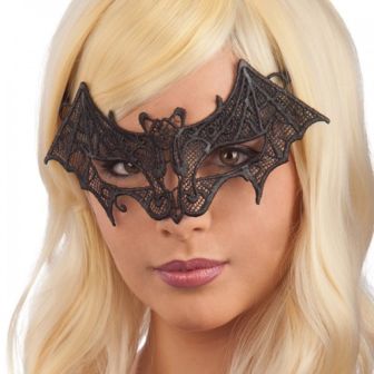 Lace cut Bat Shaped Eye Mask