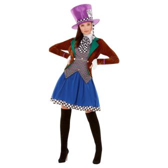 Miss Mad Hatter Costume(L)