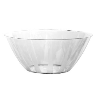 Plastic Large Serving Bowl Crystal Clear