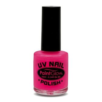 Glow UV Nail Polish - Pink