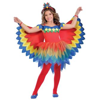 Pretty Parrot Fairy Costume - Age 9-10 Years