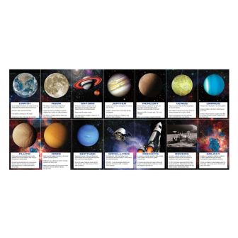 Space Blast Party Favour Fact Cards