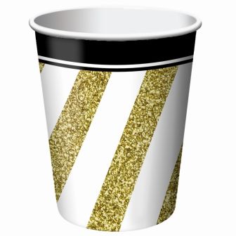 Black and Gold Paper Cups