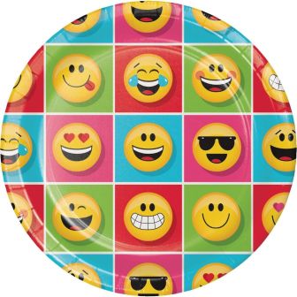 Show Your Emojions Dinner Plates Sturdy Style