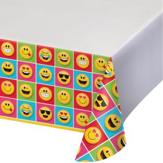 Show Your Emojions Plastic Tablecover Border Print