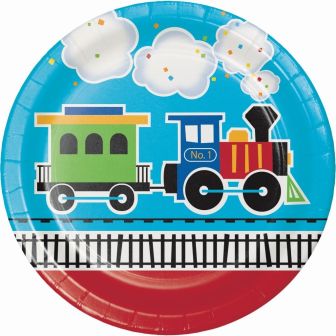 All Aboard Dinner Plates Sturdy Style