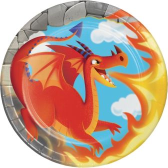 Dragons Lunch Plates Sturdy Style