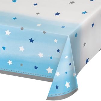 One Little Star Boy Plastic Tablecover All Over Print