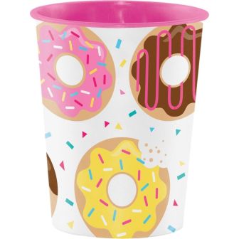 Doughnut Time Plastic Keepsake Cup