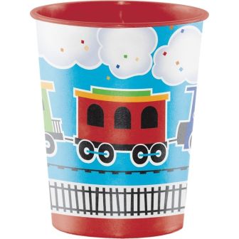All Aboard Plastic Keepsake Cup