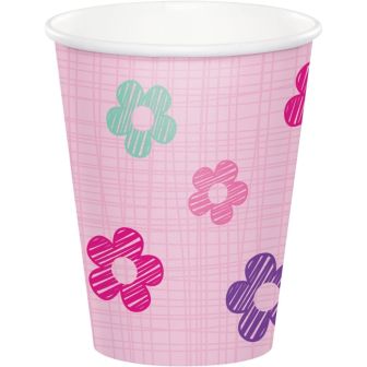 One is Fun Girl Paper Cups