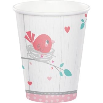 Hello Baby Girl Paper Cups