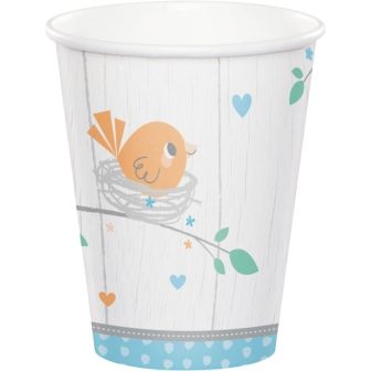 Hello Baby Boy Paper Cups