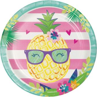 Pineapple 'n' Friends Paper Dinner Plates
