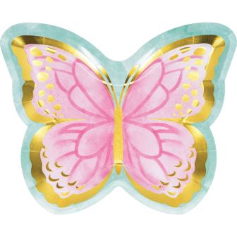 Butterfly Shimmer Plates