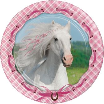 Heart My Horse Lunch Plates Sturdy Style