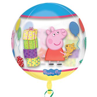Peppa Pig Clear Orbz Foil Balloon