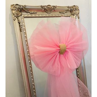 Bubblegum Pink Luxury Christmas Door Bow