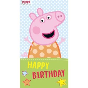 Pepper Pig Happy Birthday Card