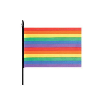 Rainbow Waving Flag - Each