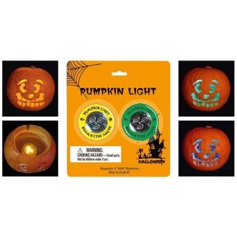 Halloween Pumpkin Lights - 2pk