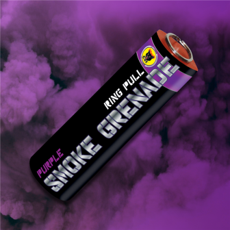 Purple Smoke Grenade - Black Cat Fireworks