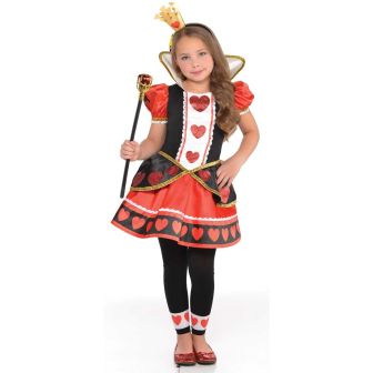 Queen of Hearts Costume - Age 6-8 Years