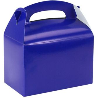 Royal Blue Party Food Box - Each