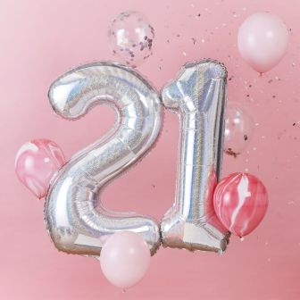 21st Birthday Balloon Bundle - Stargazer