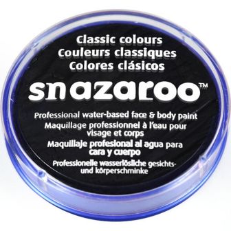 Snazaroo Black Face Paint - 18ml