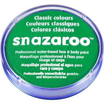 Snazaroo Bright Green Face Paint - 18ml