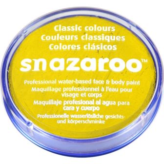 Snazaroo Bright Yellow Face Paint - 18ml