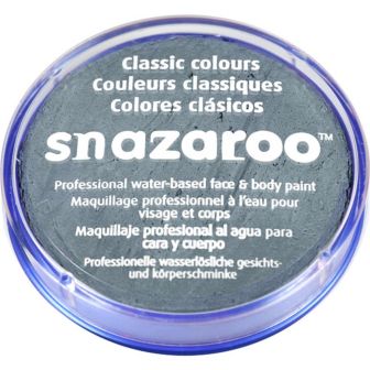 Snazaroo Dark Grey Face Paint -18ml
