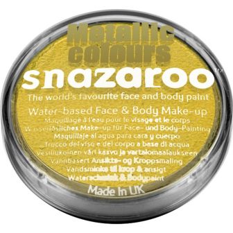 Snazaroo Metallic Gold Face Paint - 18ml