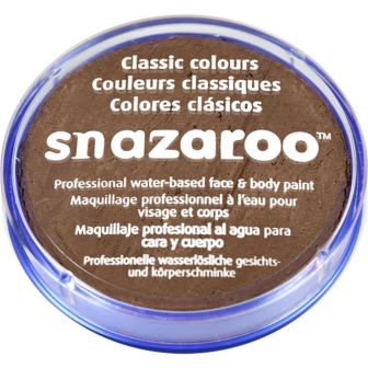 Snazaroo Light Brown Face Paint - 18ml