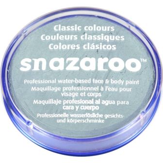 Snazaroo Light Grey Face Paint - 18ml