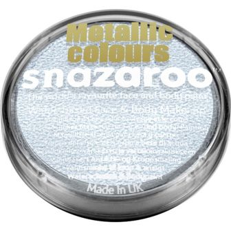 Snazaroo Metallic Silver Face Paint - 18ml