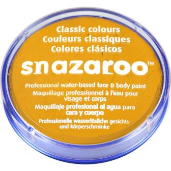 Snazaroo Ochre Yellow Face Paint - 18ml
