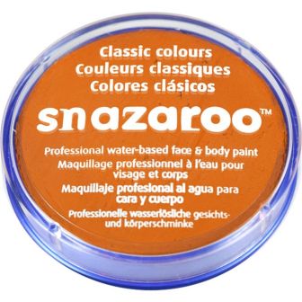 Snazaroo Orange Face Paint - 18ml