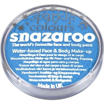 Snazaroo Sparkle Blue Face Paint - 18ml