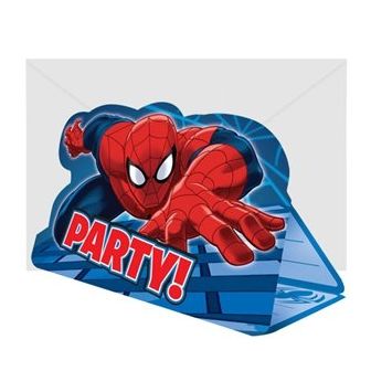 Spider-Man Party Invites